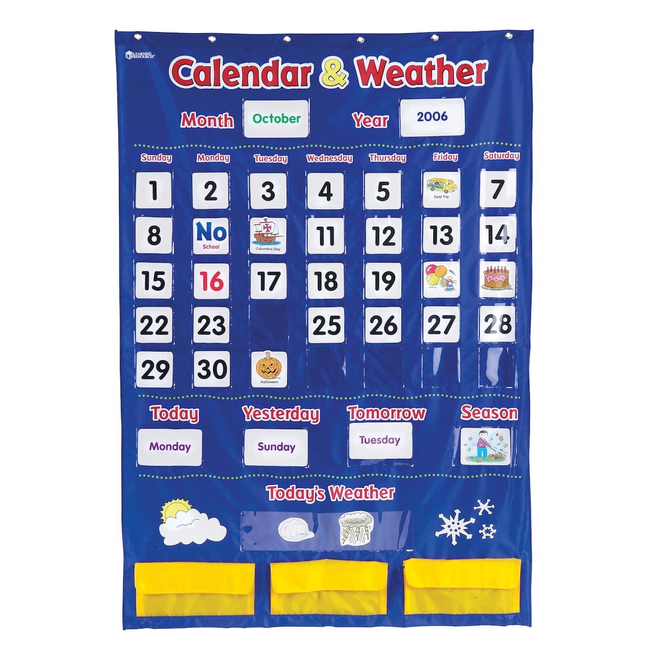 Calendar and Weather Pocket Chart Michaels